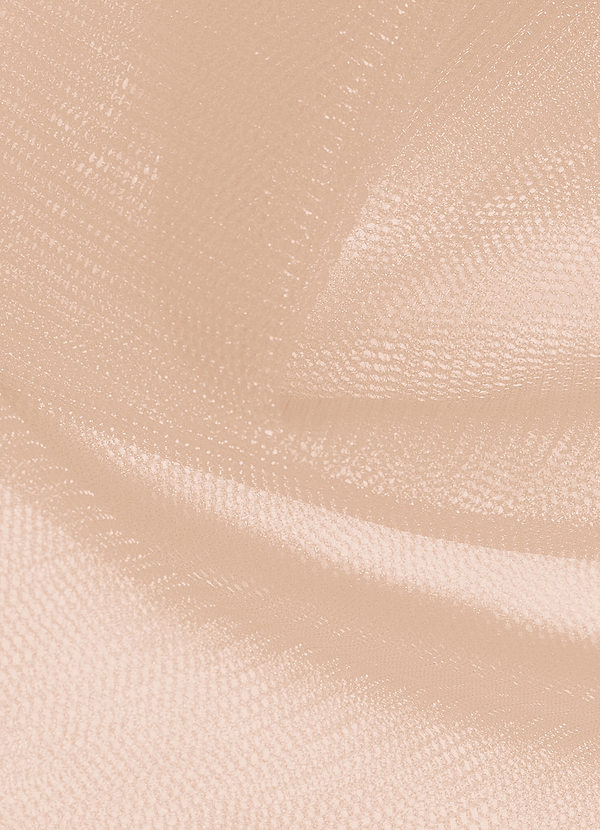 front Azazie English Rose Tulle Fabric By the Yard