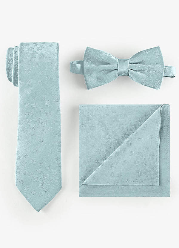 front Jacquard Skinny Tie & Strik & Pochet Set
