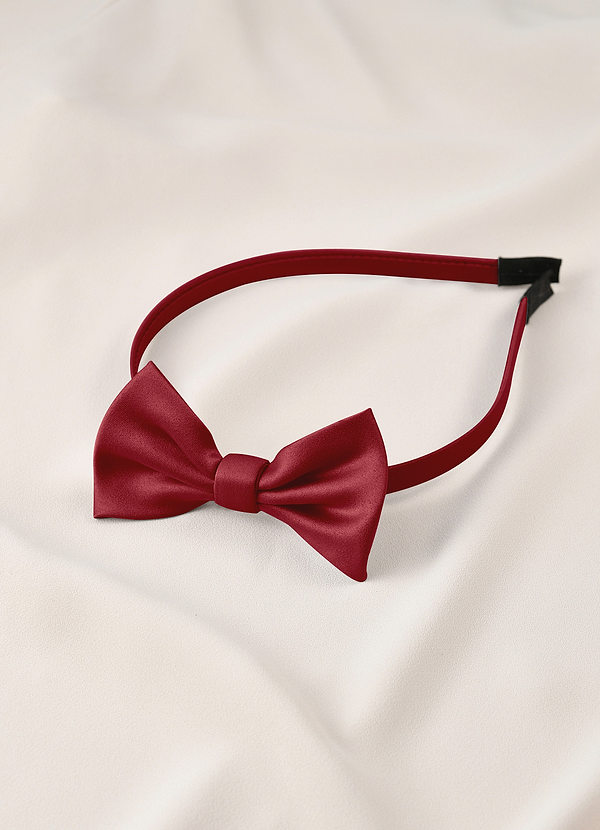 front Fascia per capelli in raso per ragazze