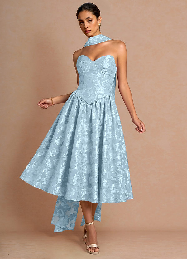 Elspeth Powder Blue Midi Dress image1