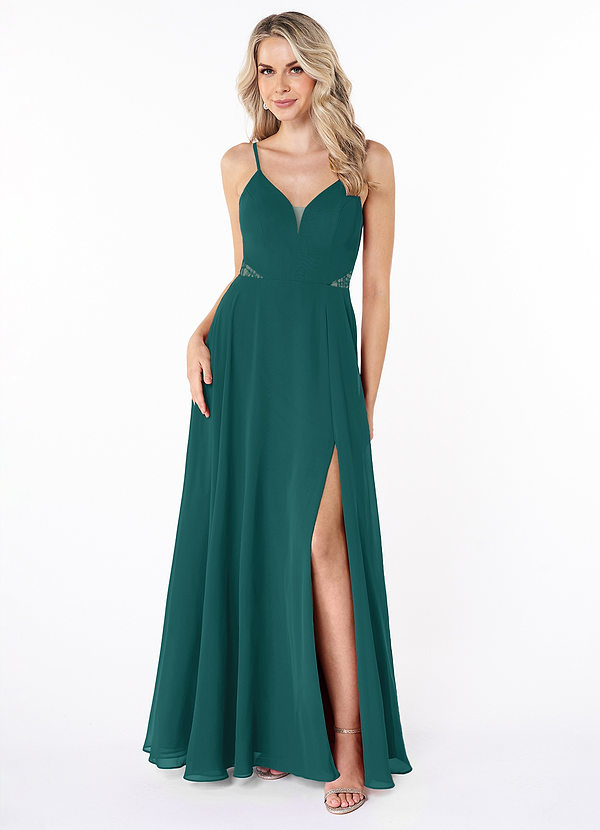 Peacock Azazie Zendaya Bridesmaid Dresses | Azazie