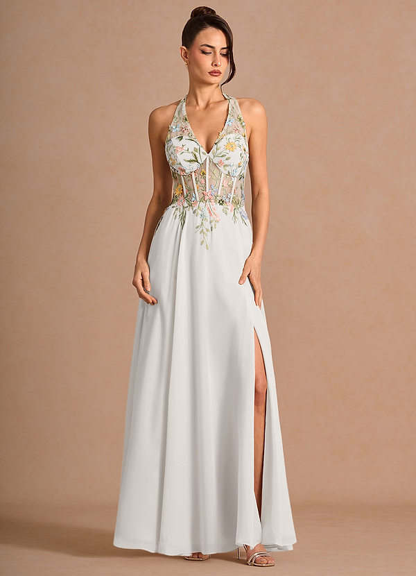 Robe Longue Blanc Nymeria image1