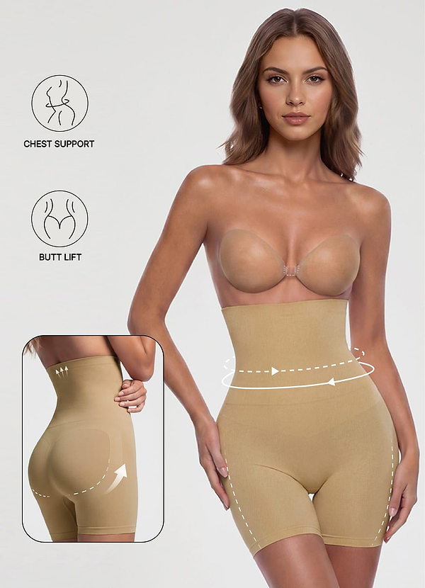 front Azazie Shorty push-up sans coutures