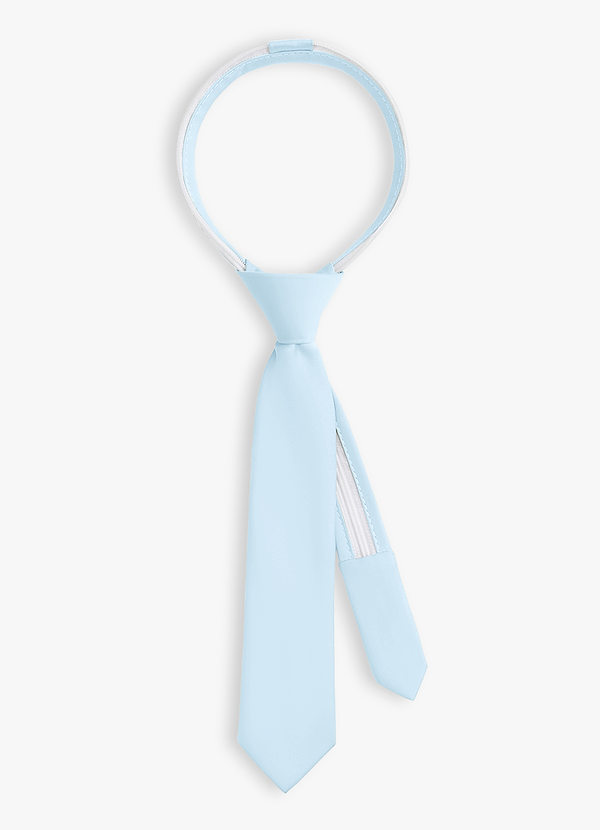 front Boy's Matte Satin Pre-Tie