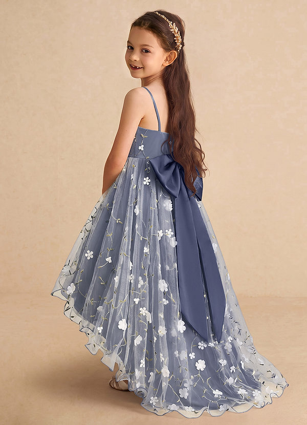 Celia Flower Girl Dresses Stormy A-Line Spaghetti Strap Tulle Dress image1