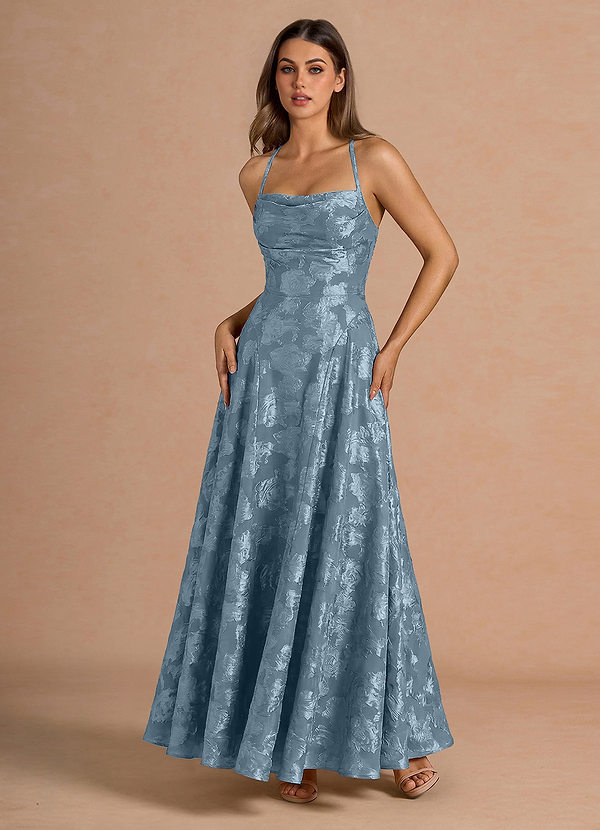 Mavelle Dusty Blue Maxi Dress image1
