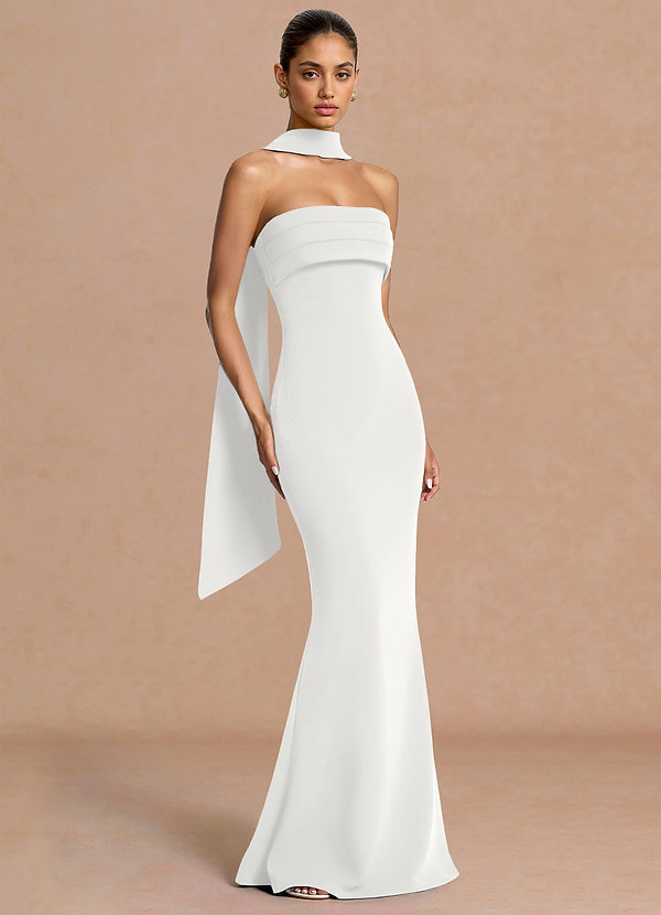 Vestido Blanco Largo Eshe image1