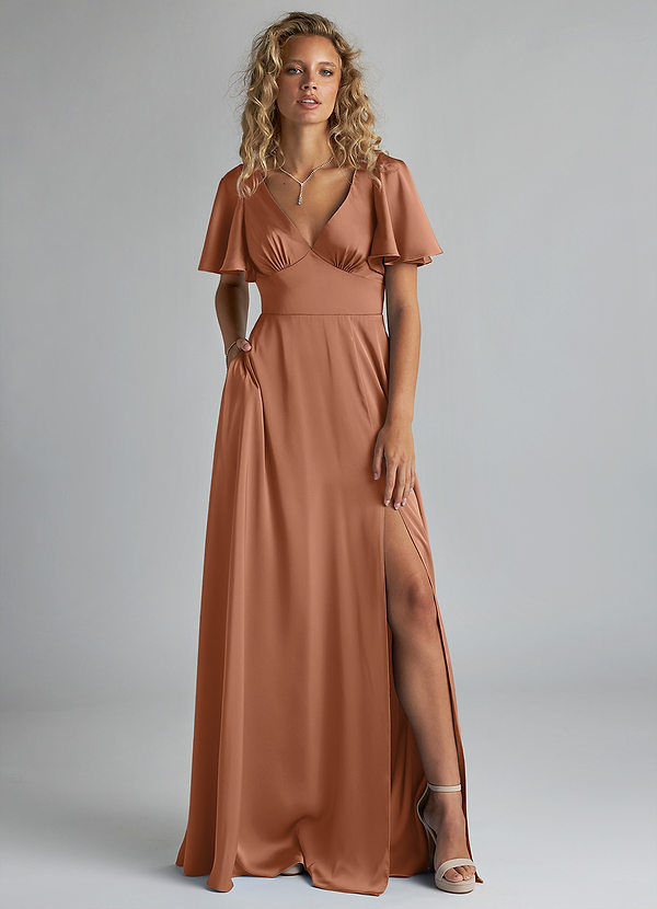 bronzer bridesmaid dresses KissProm