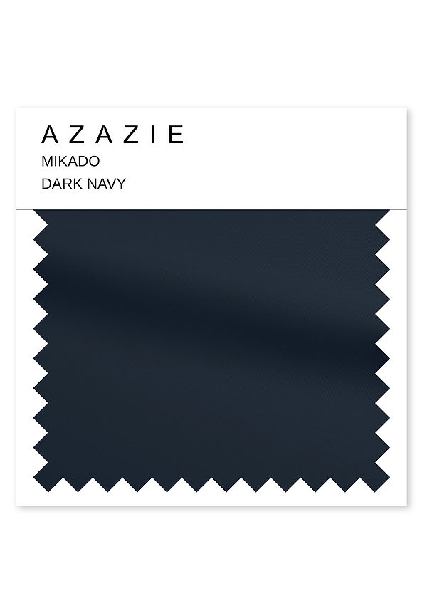 front Muestra Azazie Mikado Azul Marino Oscuro