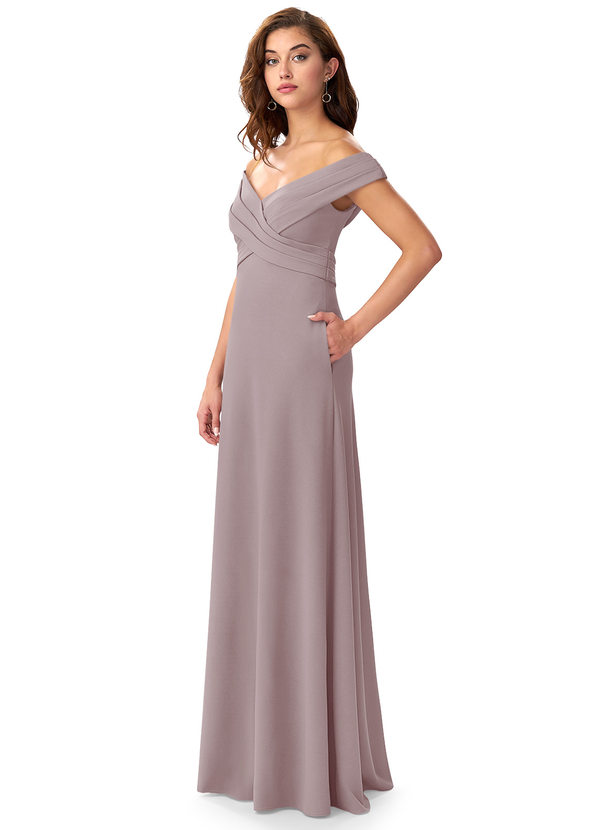  Azazie  Evita Bridesmaid  Dress  Vintage  Mauve  Azazie 