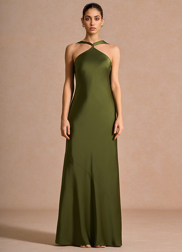 Martina Olive Maxi Dress image1