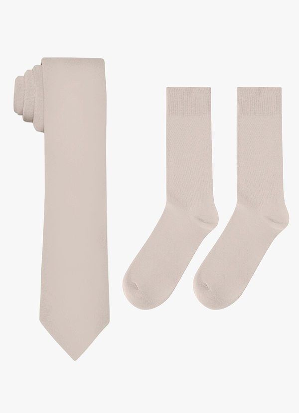 front Matching Skinny Tie & Socks Set