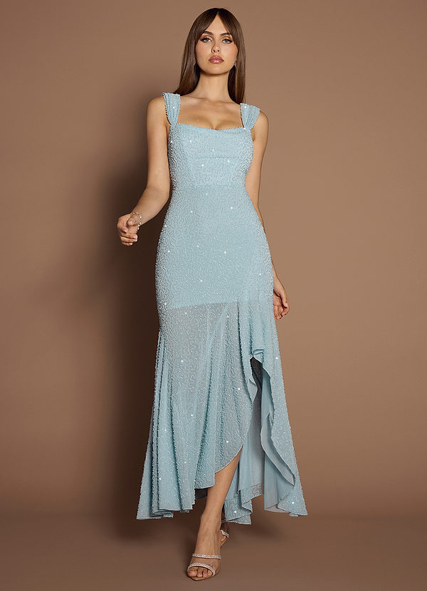Jessa Light Blue Maxi Dress image1