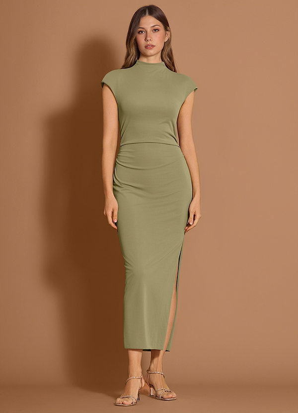 Calyssa Bean Green Midi Dress image1