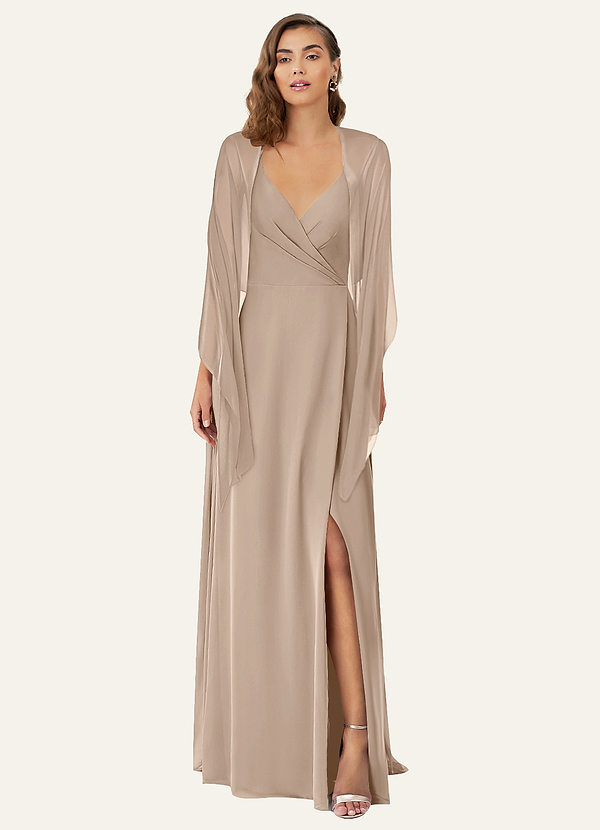 front Azazie Scialle In Chiffon Irlandese In Colori Coordinati