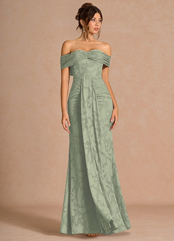 Camellia Agave Green Maxi Dress image1