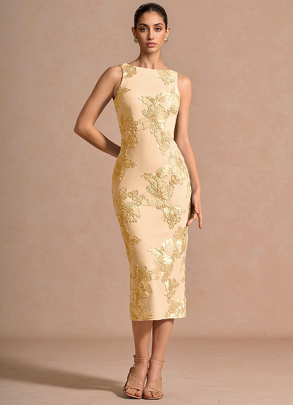 Vestido Sorbete De Limón Midi Taylin image1