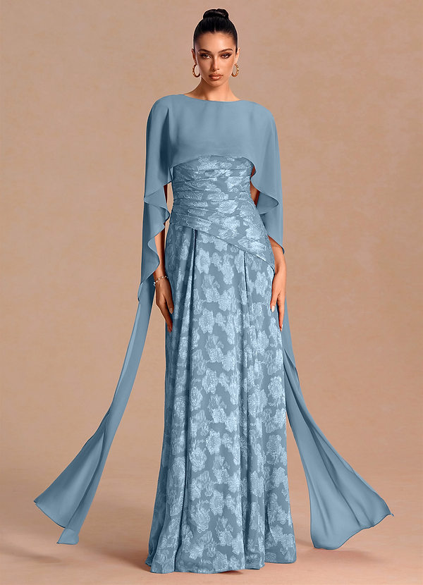 Gabriela Dusty Blue Maxi Dress image1