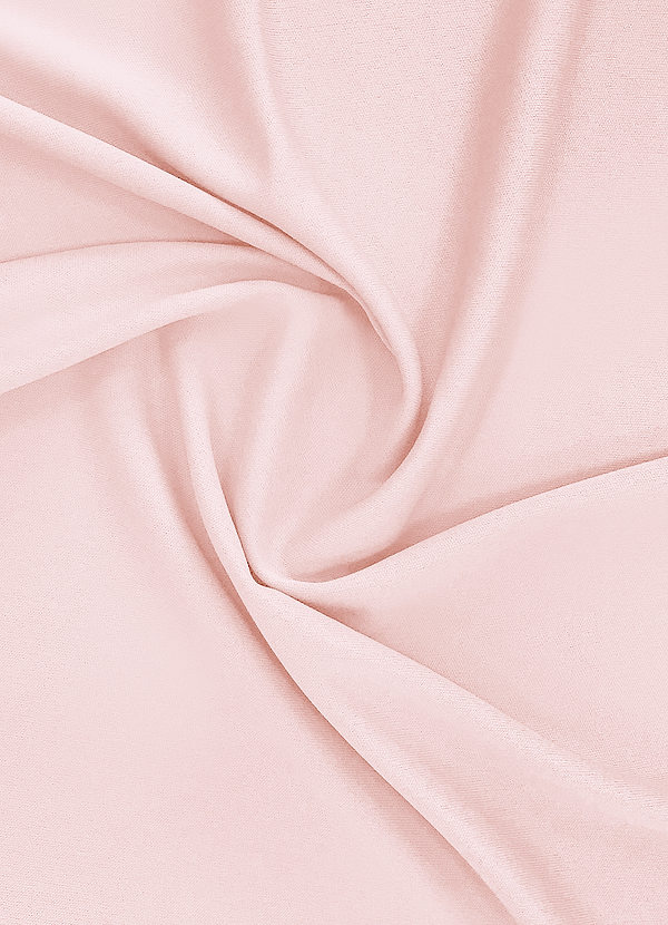 front Azazie Zartrosa Stretch-Futterstoff Meterware