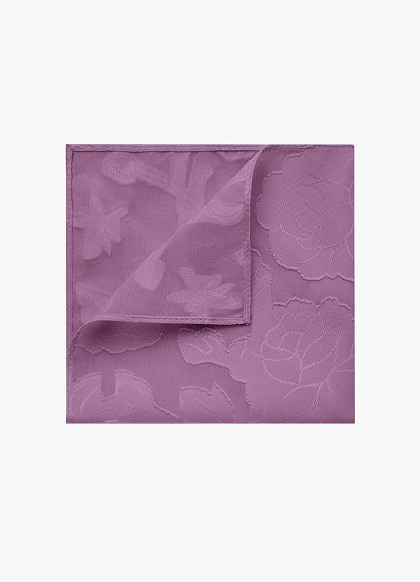 front Floral Burnout Pocket Square