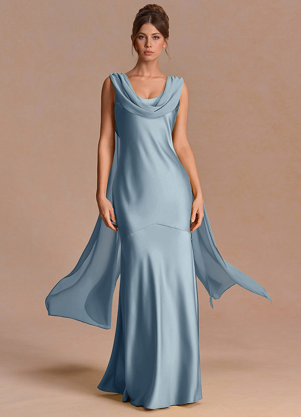 Gabriella Dusty Blue Maxi Dress image1
