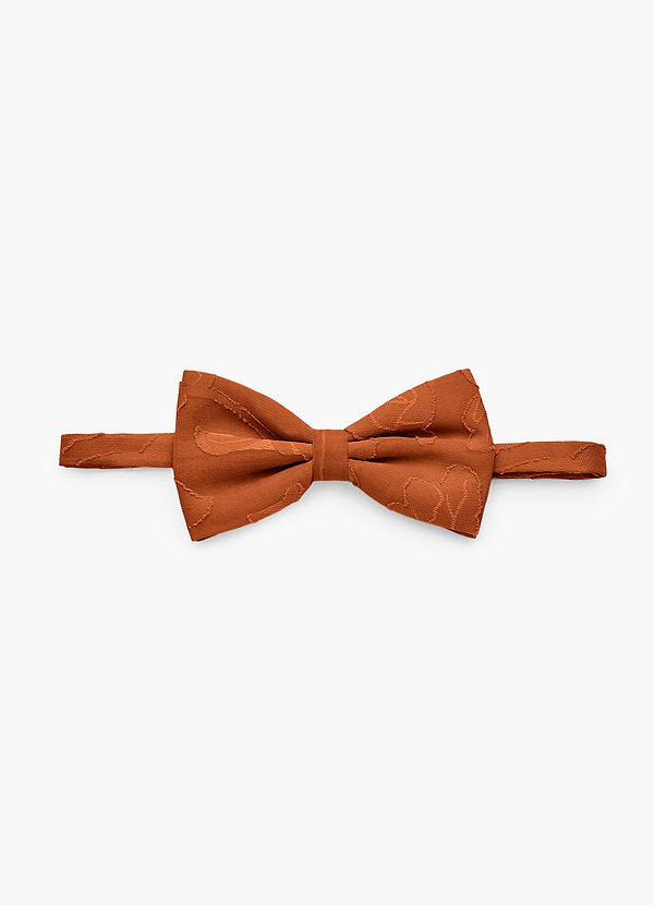 front Floral Burnout Adjustable Bow Tie