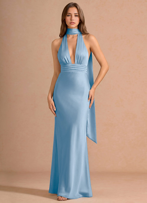 Linnea Haze Blue Maxi Dress image1
