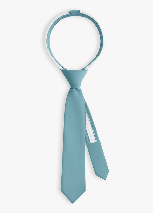 front Pré-noué en satin mat pour garçon