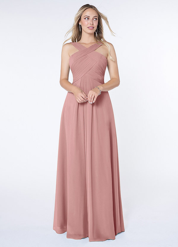 RoséMuse chiffon pleated dress グレー chiffon pleated skirt