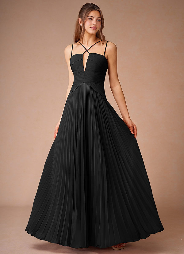Aisling Negro Vestido largo image1