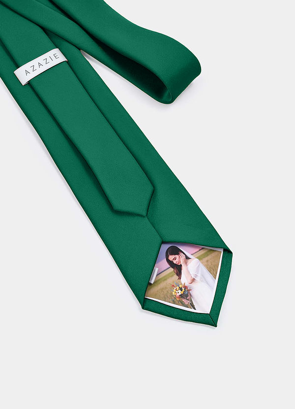 front Matte Satin Custom Photo Tie – Personalized Necktie