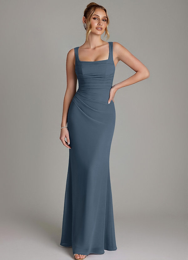 Agustina Bridesmaid Dresses Neptune Mermaid Corset Chiffon Dress image1