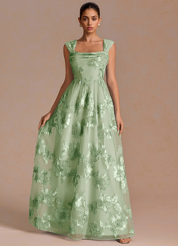 Robe Maxi Vert Clair Hazel image1
