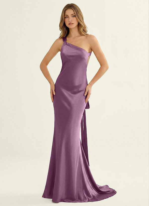 Persephone Wisteria Satin Prom Dress image1