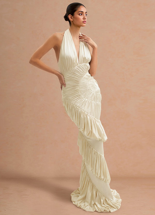 Robe Longue Crème Alpha image1