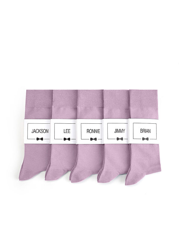 front Men's Dress Socks with Custom Label
