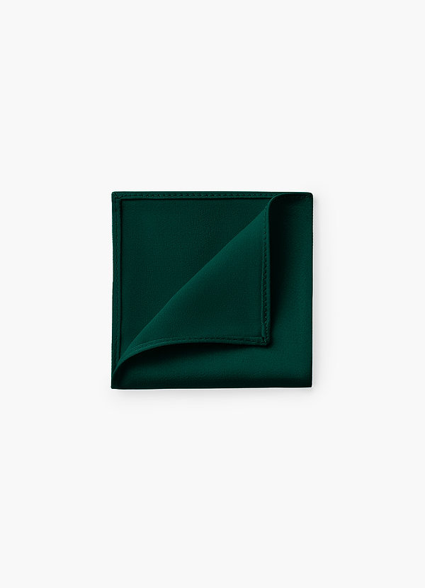 front Pochette de costume en satin mat pour garçon