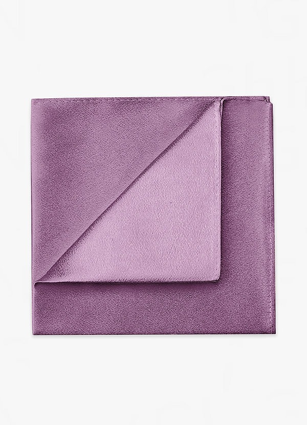 front Metallic Satin Pocket Square