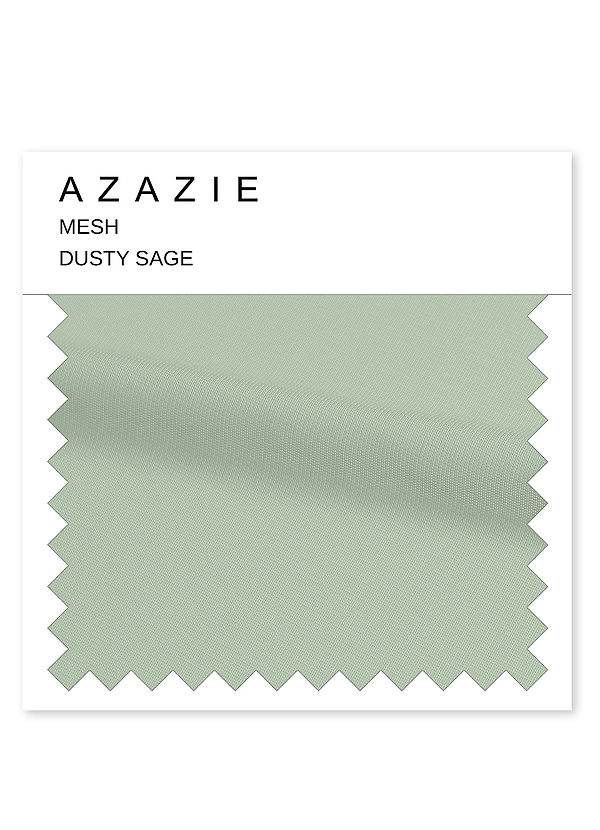 front Azazie Dusty Sage Mesh Swatch