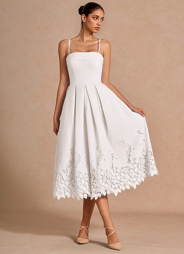 Vestido Blanco Midi Tovira image1