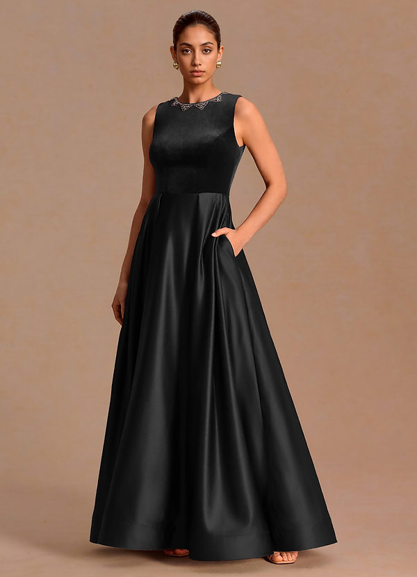 Felicie Black Maxi Dress image1