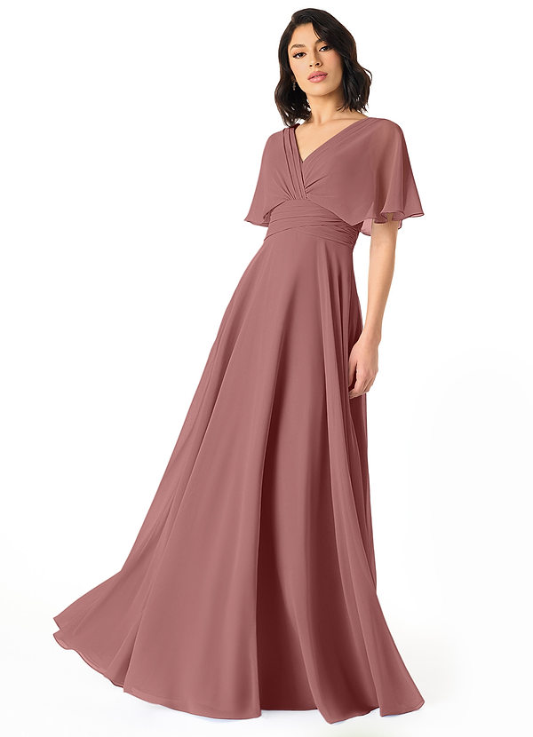 Azazie Pamela Desert Rose Bridesmaid Dresses | Azazie