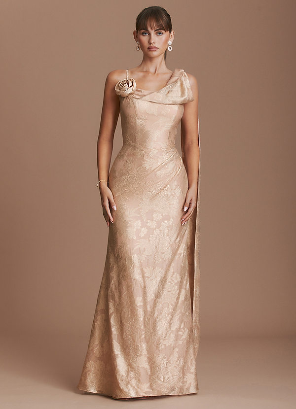 Clea Apricot Blush Rochie maxi image1