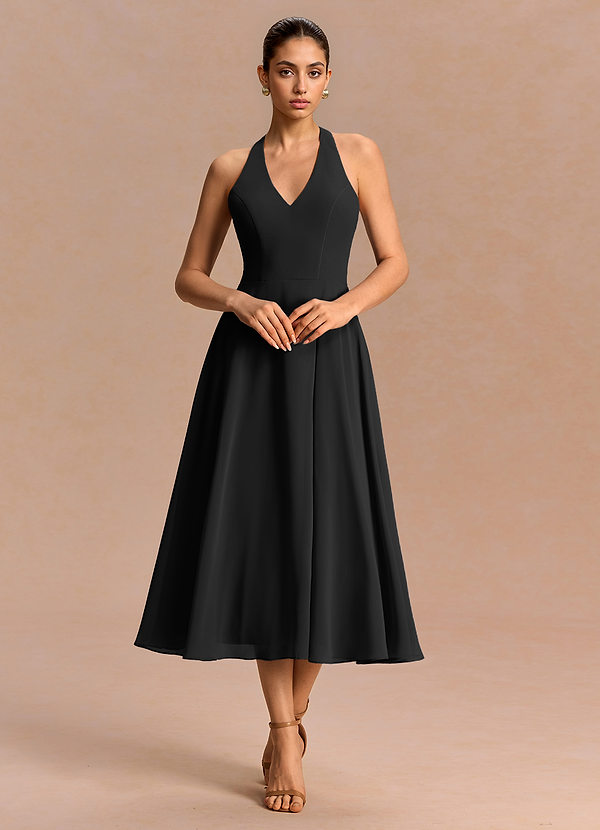 Sonia Black Midi Dress image1