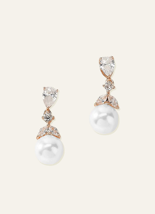 front Ocean Pearl Earrings