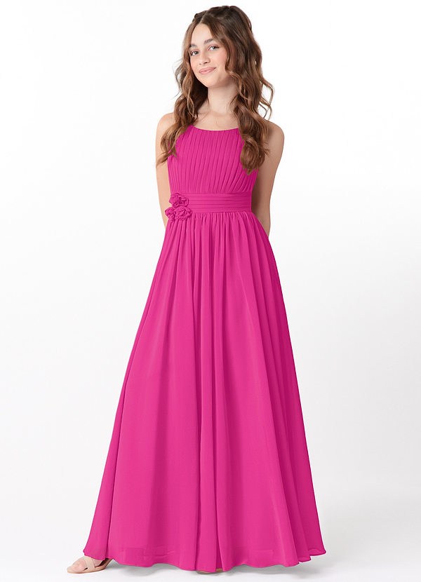 Vestidos Boho Para Damas De Honor Junior Con Falda Cascada Orquídea main image 1