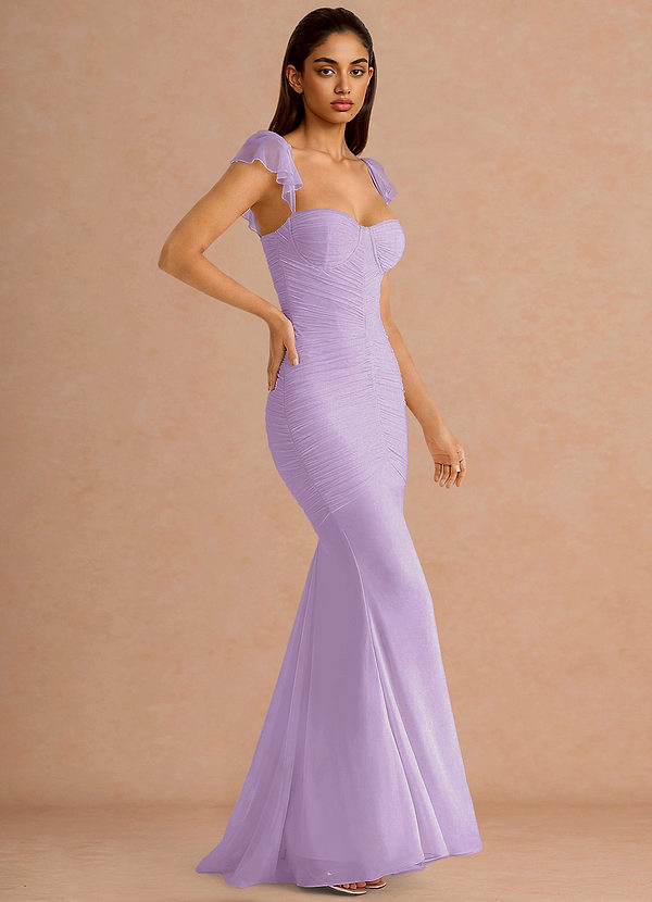 Selmira Frosted Lilac Maxi Dress image1