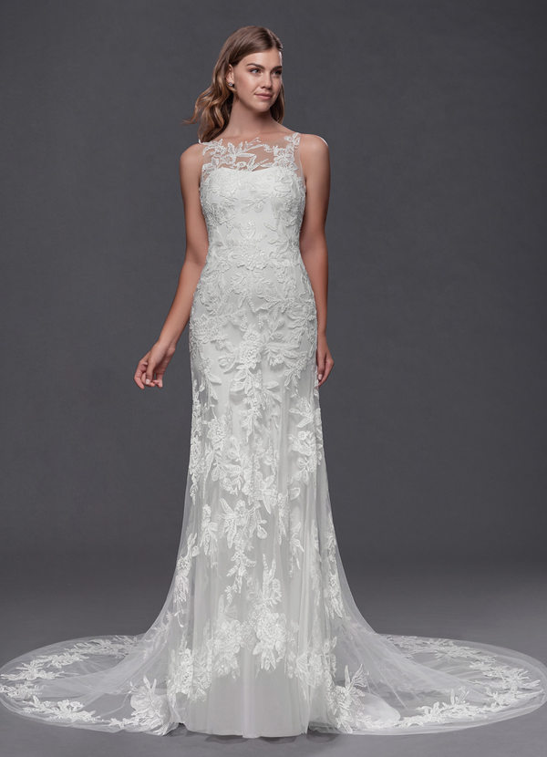 Diamond White Azazie Judith Wedding Dress Wedding Dresses | Azazie