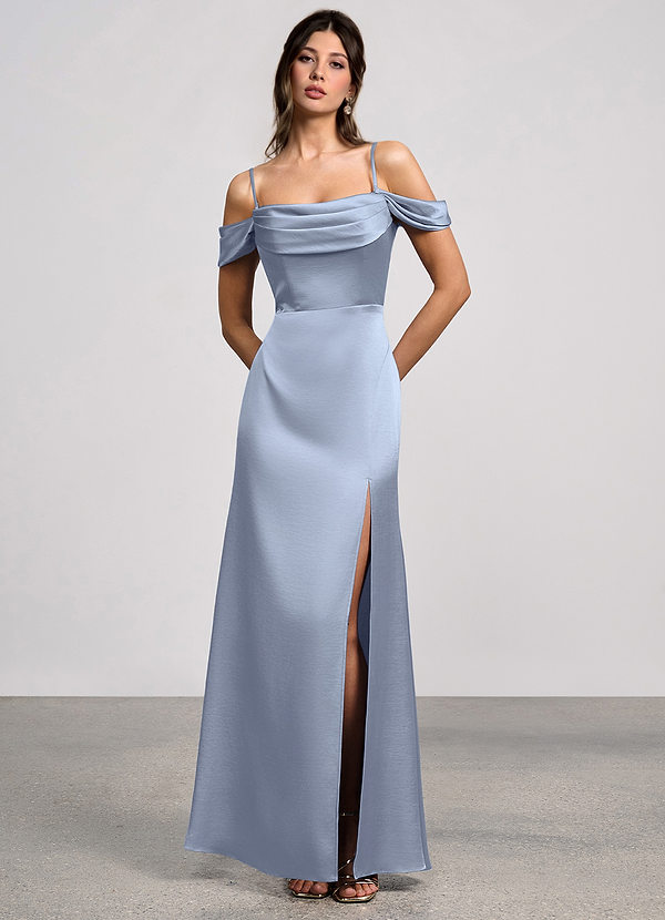 Kleid Nerida Staubblau image1