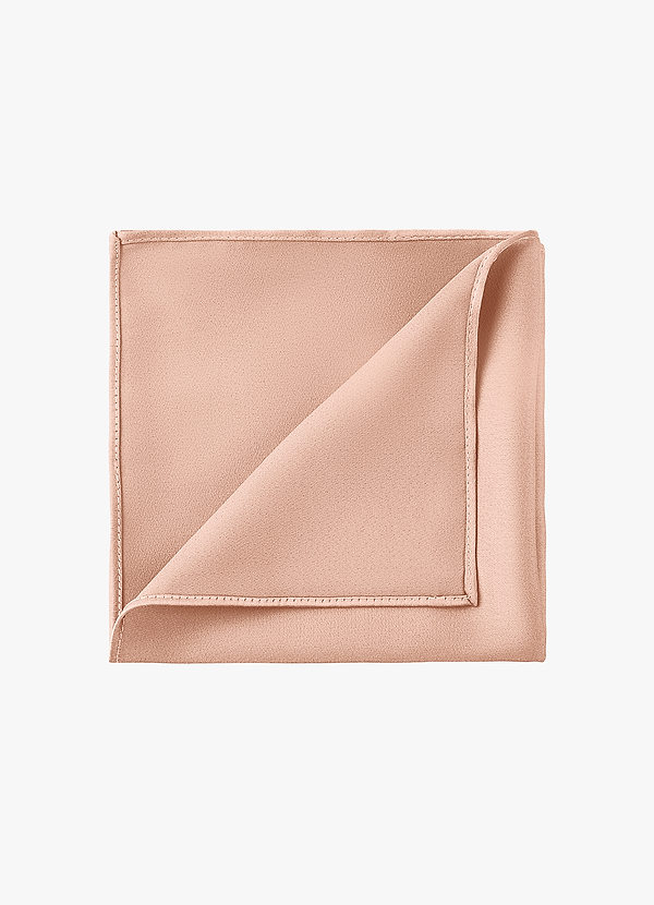 front Stretch Satin Pocket Square